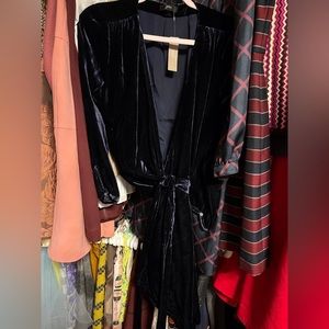 J. Crew ‘crushed velvet’ dress in a gorgeous blue color - size 8